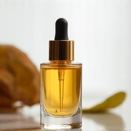 Flacone elegante di siero viso naturale